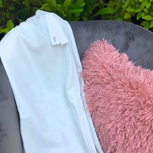 Aqua Womens Faux Leather  Pencil Skirt  - White